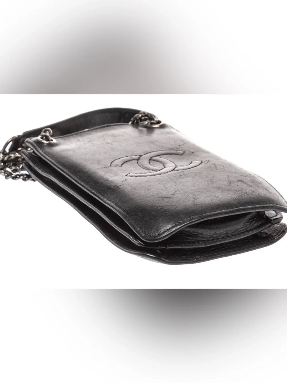 CHANEL compact lambskin